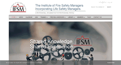 Desktop Screenshot of ifsm.org.uk