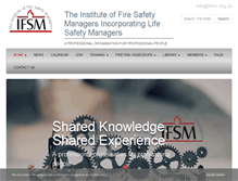 Tablet Screenshot of ifsm.org.uk